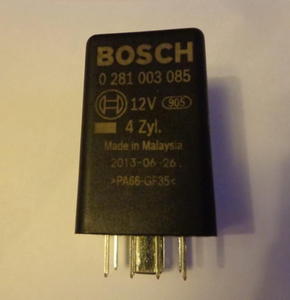 0 281 003 085 BO 0281003085 PRZEKAZNIK SWIEC ZAROWYCH 12V AUDI/SEAT/SKODA/VW 2.0 TDI SZT BOSCH ELEKTRYKA (PM) (GR) BOSCH [1808006] - 2175031569