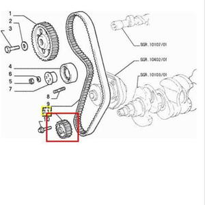 LCC9208 OE 46526261/ACC KOLO ROZRZADU  FIAT SEICENTO  MALE 1.1 SPI  23-ZEBY...