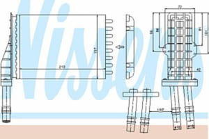 73258 NIS 73258 NAGRZEWNICA RENAULT ESPACE III (96-) WSZYSTKIE SILNIKI SZT NISSENS CHLODNICE (GJ) (PT) NISSENS [1883013] - 2175044713
