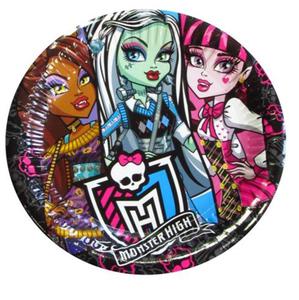 Talerze papierowe Monster High 8szt./op. - 2832938444