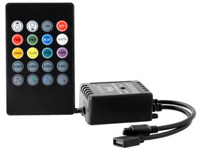 Sterownik muzyczny RGB 72W IR + pilot 20p. - 2831073109