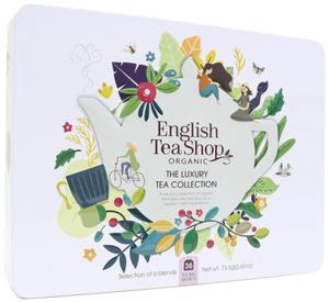 Zestaw Herbat i Herbatek Luksusowych BIO w Puszce (The Luxury - 6 Smakw) (36 x 2,04 g) 73,5 g English Tea Shop Organic - 2870842707