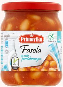 Fasola w Sosie Pomidorowym Bezglutenowa 440 g Primavika - 2870955137