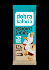 Baton Daktylowy Nerkowce i Kokos Bez Dodatku Cukrw 35 g Dobra Kaloria - 2871862763