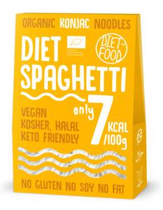 Makaron Konjac Spaghetti Bezglutenowy BIO 385 g Diet-Food - 2873415829