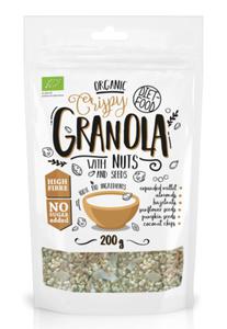 Granola Orzechowa z Orzechami Laskowymi i Migdaami BIO 200 g Diet-Food - 2873415932