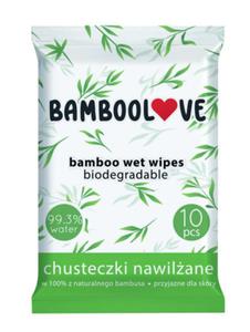 Chusteczki Bambusowe Nawilane 10 szt. Bamboolove - 2874035260