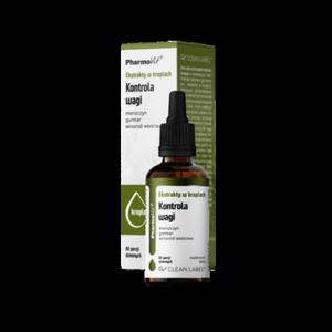 Ekstrakty w Kroplach na Kontrol Wagi Bezglutenowe 30 ml Pharmovit - 2874387981