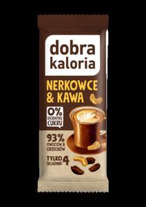Baton Daktylowy Nerkowce & Kawa bez Dodatku Cukrw 35 g Dobra Kaloria - 2874586838