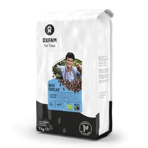 Kawa Ziarnista Bezkofeinowa Arabica/Robusta Fair Trade BIO 1 kg Oxfam - 2875723639