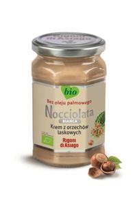 Krem z Orzechw Laskowych Biay Bezglutenowy BIO 250 g Nocciolata - 2876254263