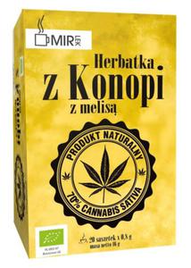 Herbatka z Konopi z Melis 20 x 0,8 g, 16 g BIO Mir-Lek - 2876958840