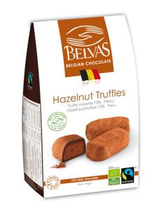 Belgijskie Czekoladki Trufle z Orzechami Laskowymi Bezglutenowe BIO FT 100 g Belvas - 2866833082