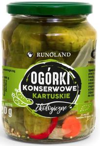 Ogrki Konserwowe Kartuskie BIO 670 g Runoland - 2866833205