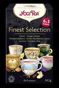 Herbatka Ekspresowa Finest Selection Mix BIO (6x2 torebki) 34,2 g Herbata Yogi Tea - 2866833206