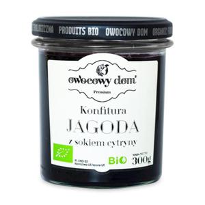 Konfitura Jagoda z Sokiem z Cytryny BIO 300 g Owocowy Dom - 2833233323