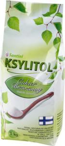 Cukier Brzozowy, Ksylitol Krystaliczny Torebka 1 kg Santini - 2833233655