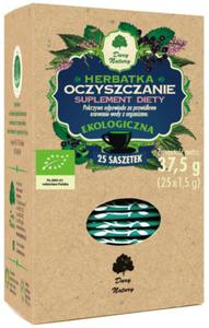 Herbatka Oczyszczenie BIO 25 x 1,5 g Dary Natury - 2833234401