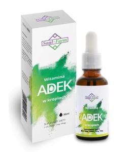 Witamina ADEK Krople (700 mcg + 2000 IU + 100 mcg + 12 mg) 30 ml Soul Farm - 2866834192