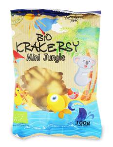 Krakersy Mini Jungle BIO 100 g Bio Ania - 2834511230