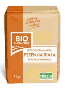 Mka Pszenna Biaa Typ 550 Luksusowa BIO 1 kg Bio Harmonie - 2872825407