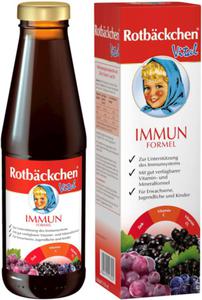 Sok Wieloowocowy z Cynkiem, Witamin C i D3 450 ml Rotbackchen - 2866834368