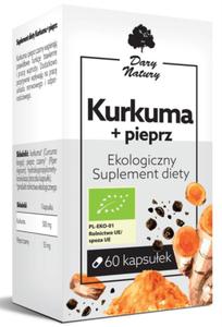 Kurkuma z Pieprzem 555 mg, 60 Kapsuek BIO Dary Natury - 2834511648