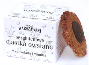 Ciastka Owsiane z Czekolad i Wanili Bezglutenowe 150 g ako Warszawski - 2871862577