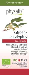Olejek Spoywczy Citroen Eucalyptus, Eukaliptus Cytrynowy BIO 10 ml Physalis - 2866834621