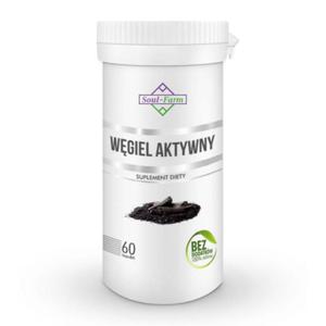 Wgiel Aktywny 180 mg, 60 kapsuek Soul Farm - 2871382516