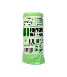 Biodegradowalne Worki na Odpady Organiczne, 10 L, 20 szt. Biobag - 2841530077