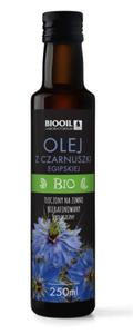 Olej z Czarnuszki Egipskiej Toczony na Zimno Nierafinowany BIO 250 ml Biooil - 2866834990