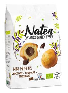 Mini Muffinki z Nadzieniem Czekoladowym Bezglutenowe BIO 200g Naten - 2866835055