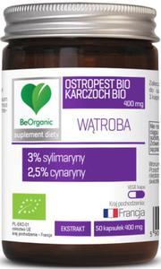 Ostropest 3% + Karczoch 2.5%, 400 mg BIO 50 kaps. BeOrganic - 2866835496