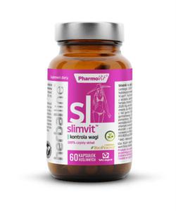 Slimvit - kontrola wagi 60 Kapsuek, 29.56 g Herballine Pharmovit - 2866835680