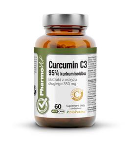 Curcumin C3 95% kurkuminoidw, 60 Kapsuek, 27.3 g Clean Label Pharmovit - 2866835694