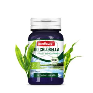 Chlorella 100% BIO 60 g 150 tabletek Medicura