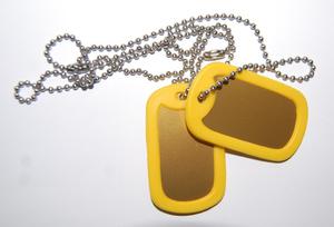 Niemiertelniki komplet - DOG TAG GOLD - 2255950410