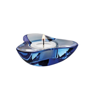 Ozdobny wiecznik tealight AURA, ciemny niebieski - STELTON - x-32-2 - 2832520735