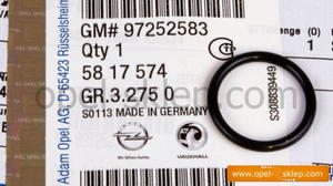 Uszczelka - oring dyszy wtryskiwacza 1.7 DTI / CDTI - 5817574 OPEL - GM - 2823257780