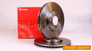 Tarcze hamulcowe przednie Signum / Vectra C - 285 mm BREMBO - 2823257456