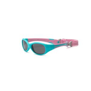 Okulary dla niemowlt Explorer - Aqua and Pink 0+