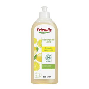 Friendly Organic, Pyn do mycia naczy, cytrynowy, - 2860543765