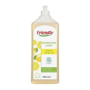Friendly Organic, Pyn do mycia naczy, cytrynowy, - 2860543766