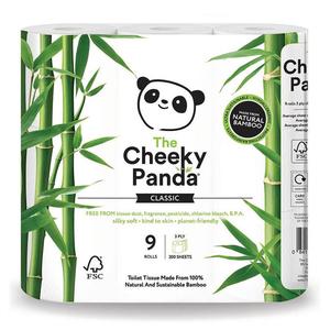 Cheeky Panda, Papier toaletowy, trzywarstwowy, 9 r - 2864992831