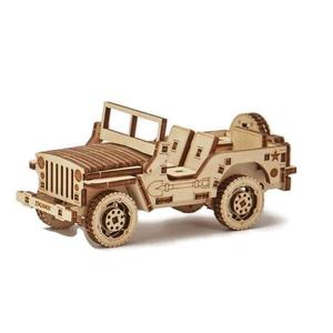 Drewniane puzzle 3D Jeep - 2860544206