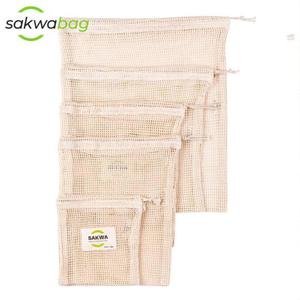 Sakwabag, Worki na zakupy zero waste, zestaw duy, - 2860544296