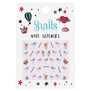 Snails, Naklejki na Paznokcie Flamingos - 2860544633