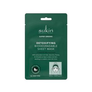 Sukin, SUPER GREENS Biodegradowalna, detoksykujca - 2860545155