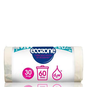 Ecozone, Biodegradowalne Worki na Odpady, 60L, 20 - 2860545513